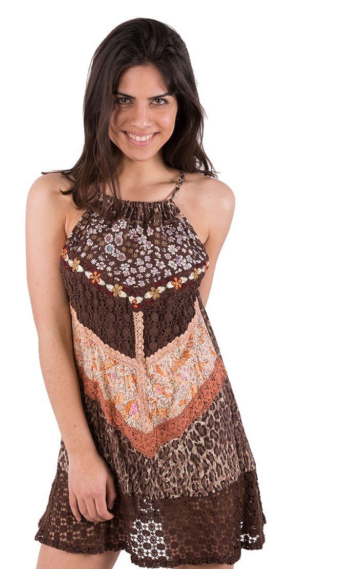 Savage Culture: Sakura Blooming Patchwork Saray Tunic