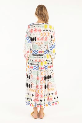 Isle Apparel By Wild Curves: Julia Maxi Dress In Morocco