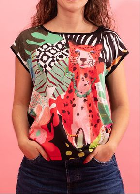 Maloka: Pink Panther Top