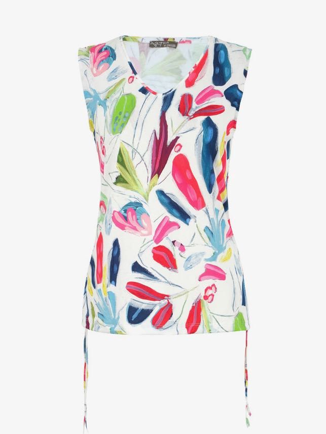Dolcezza By Wild Curves: Tropical Trace Art Top