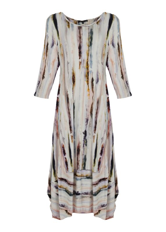 Kozan By Wild Curves: Demi Dress In Marble Kozan By Wild Curves: Demi Dress In Marble