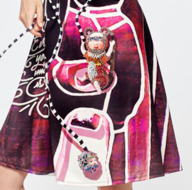 IPNG: Alice In Bejeweled Wonderland Color Block Sundress (Some Ship Immed!)