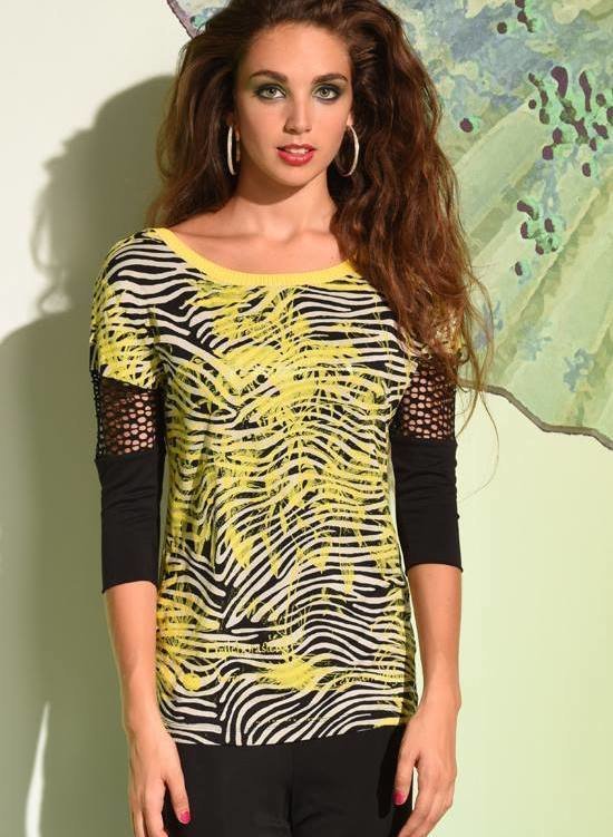 Eroke Italy: Yellow Desert Rose Tunic