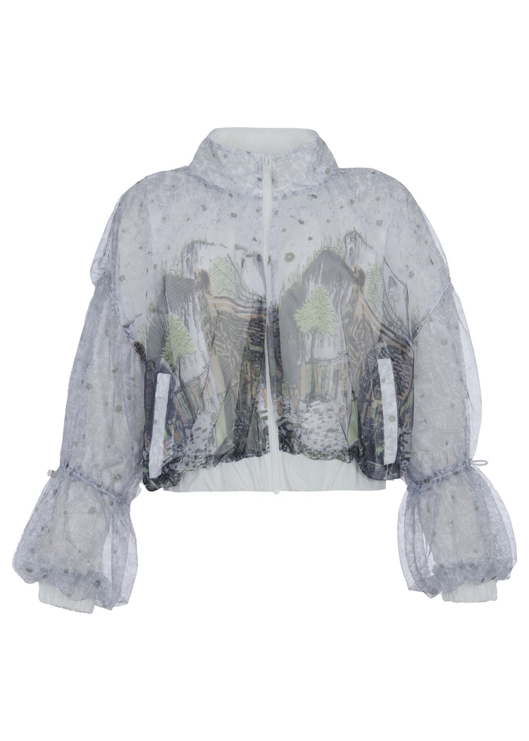 Kozan By Wild Curves: Lux Illusion Alita Jacket In Bistro