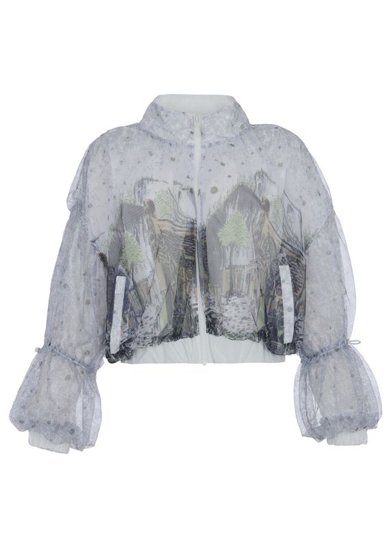 Kozan By Wild Curves: Lux Illusion Alita Jacket In Bistro
