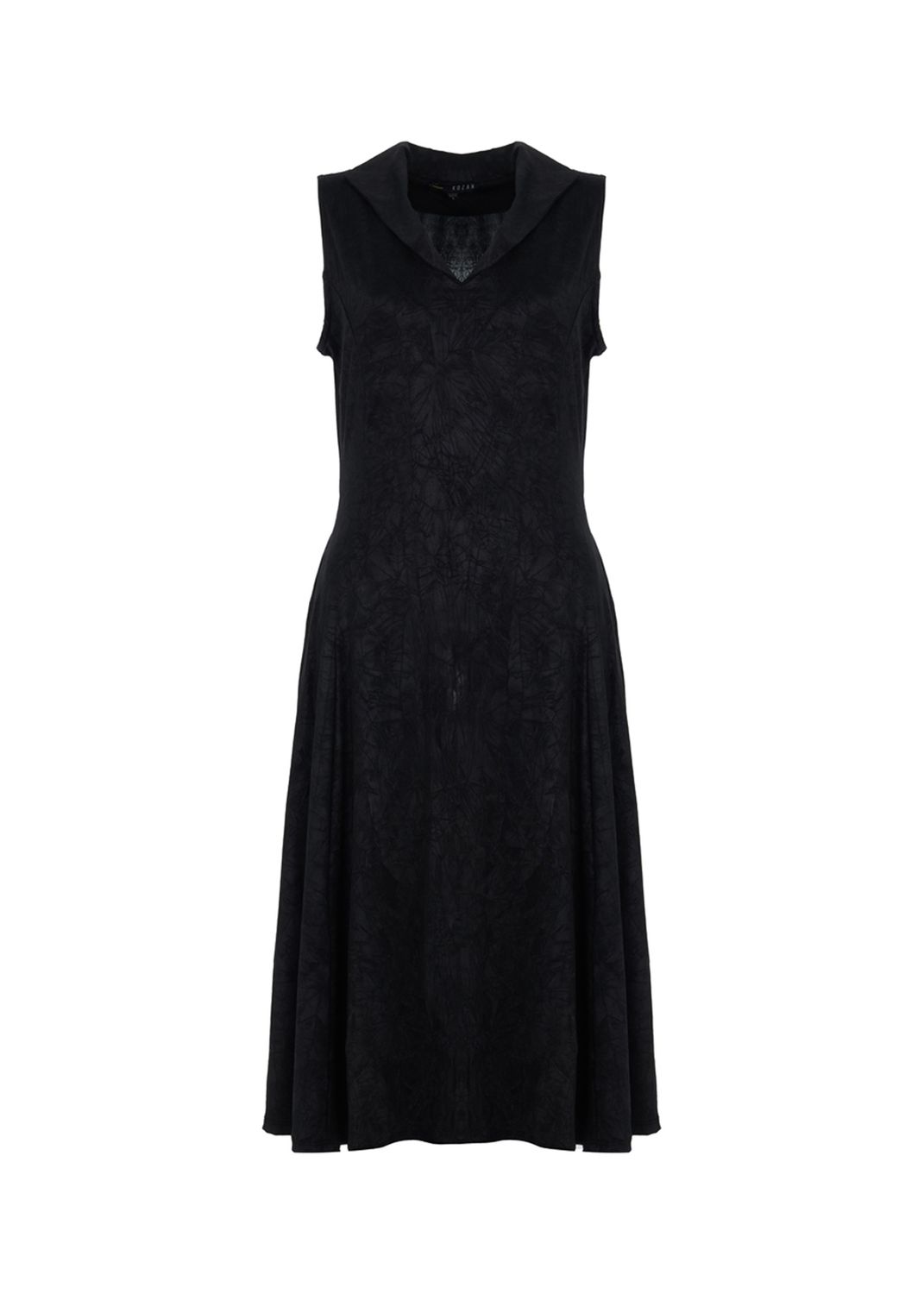 Kozan By Wild Curves: Jersey Dress In NYX (VG-1761)