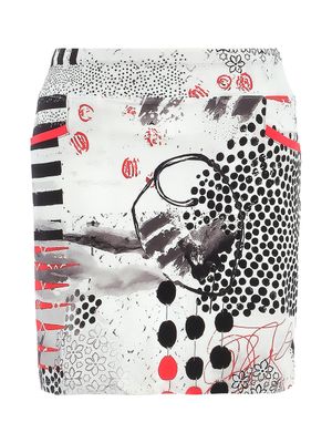 Dolcezza By Wild Curves: Coral Shards Art Skort (25754) Dolcezza By Wild Curves: Coral Shards Art Skort (25754)