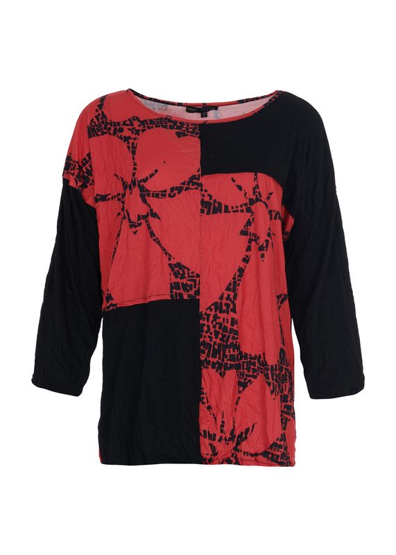 Kozan By Wild Curves: Hanson Tunic In Black Style (CV-4777)