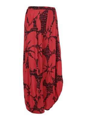 パンツ sahara Wavy Mosaic Stretch Pants Bellflower Twisted Leg Twill Pants | GUESS