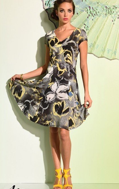 Eroke Italy: Sweet Bumble Bee A-line Sundress SOLD OUT