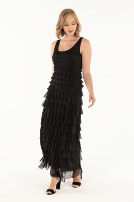 Isle Apparel By Wild Curves: Merit Mesh Maxi Dress Isle Apparel By Wild Curves: Merit Mesh Maxi Dress