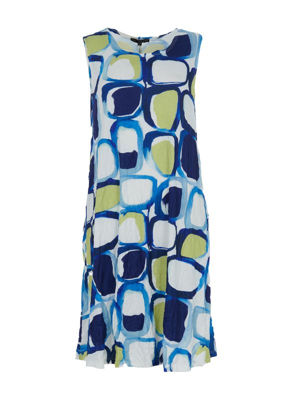 Kozan By Wild Curves: Cody Dress In Tile Kozan By Wild Curves: Cody Dress In Tile