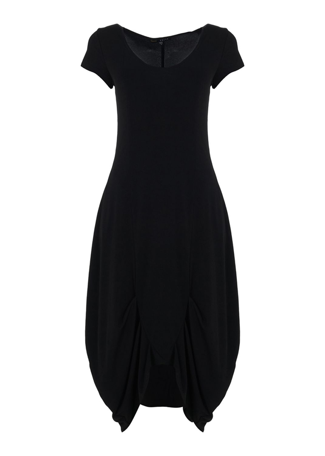 Kozan By Wild Curves: Umman Dress In Black Vogue