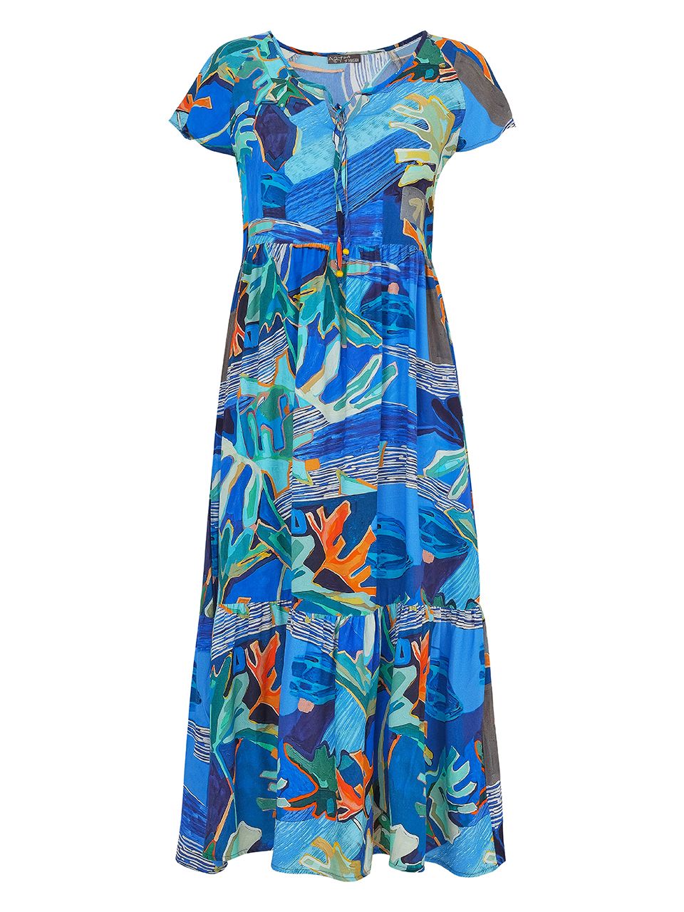 Dolcezza By Wild Curves: Palmetto Series Maxi Dress (25685)