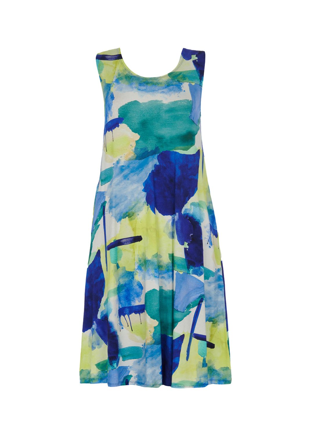 Kozan By Wild Curves: Jersey Dress in Albers Print (TS-1768)
