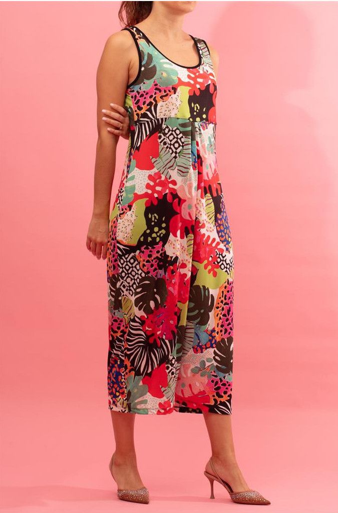 Maloka: Pink Panther Tank Maxi Dress