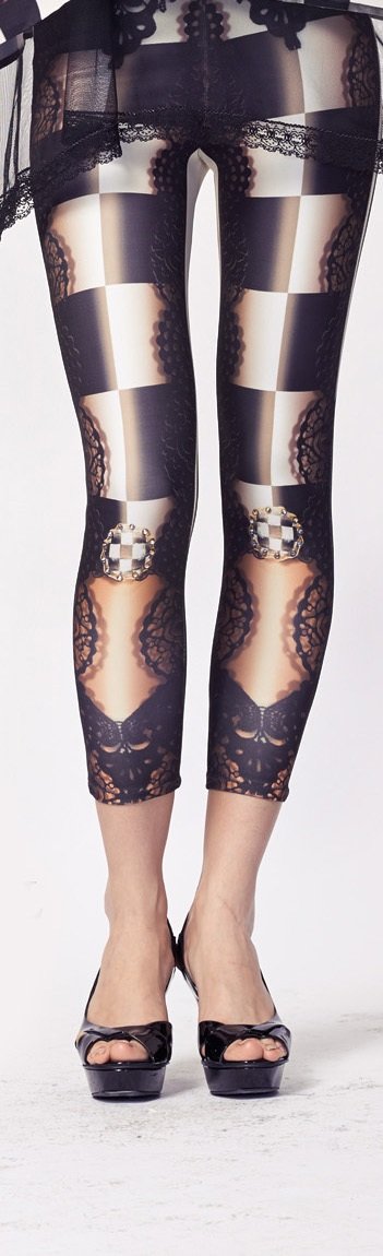 IPNG: Garden Melodies Color Block Midi Legging SOLD OUT