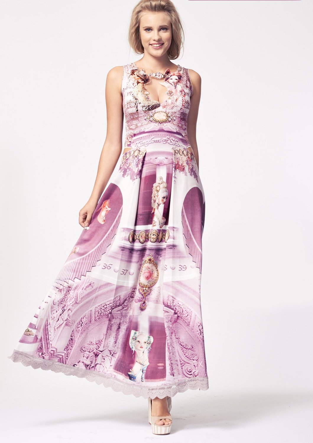 IPNG: Magical Glass Cameo Long Dress SOLD OUT