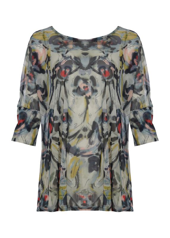 Kozan by Wild Curves: Duran Tunic In Fiore (SH-4760)