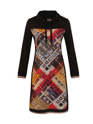 SimplyArt Dolcezza: Manhattan Abstract Art Sweatshirt Dress SimplyArt Dolcezza: Manhattan Abstract Art Sweatshirt Dress