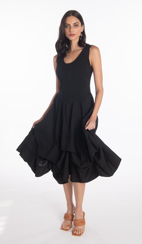 Luna Luz: Corset Dress With Ties In Iris