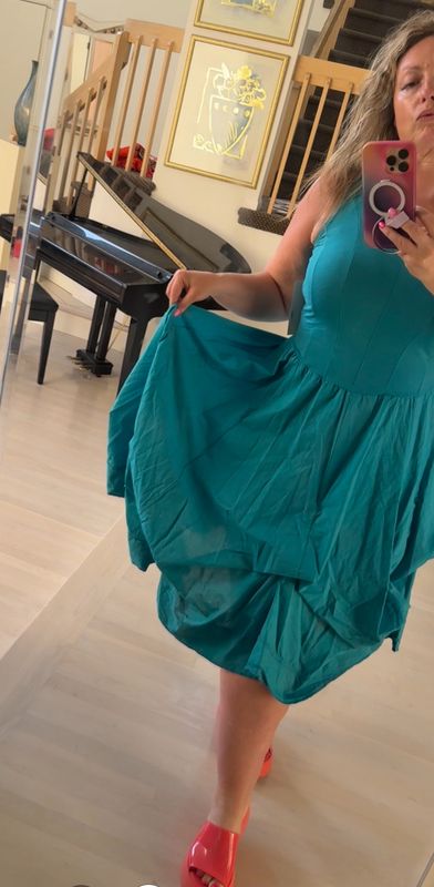 Luna Luz: Corset Dress With Ties In Capri
