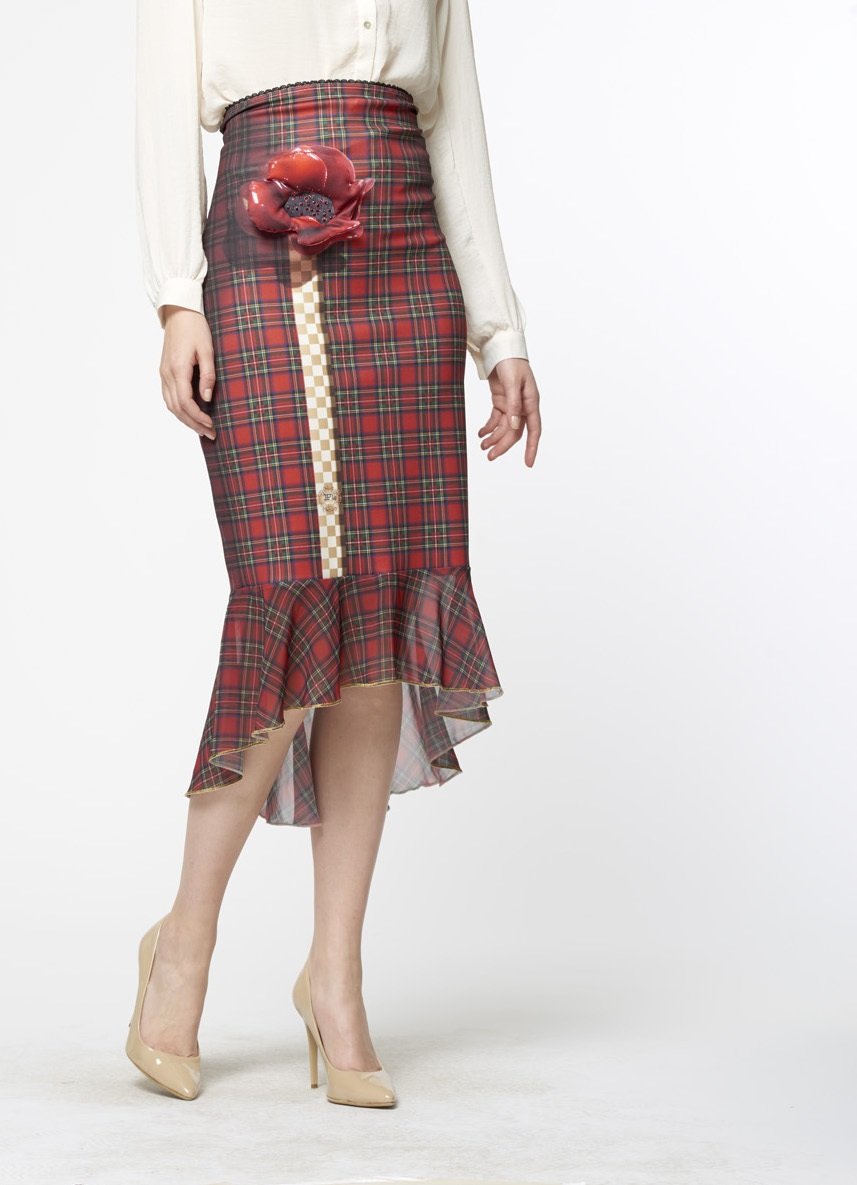 IPNG: Midwinter Night&#39;s Dream Midi Ruffled Flute Skirt SOLD OUT