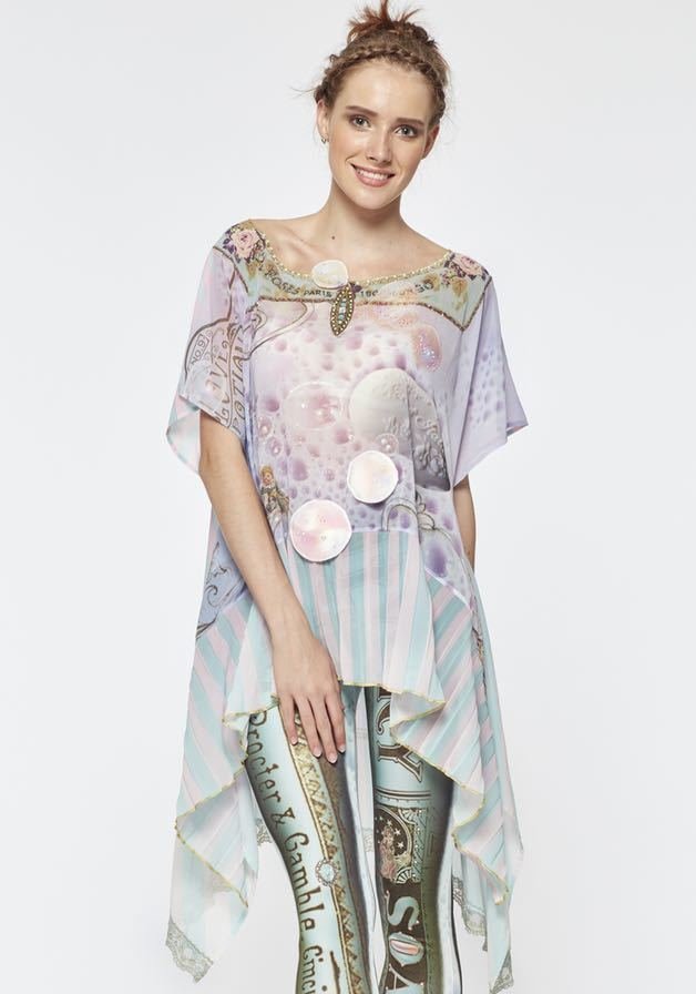 IPNG: Soft Purple Soap Box Illusion Tunic SOLD OUT