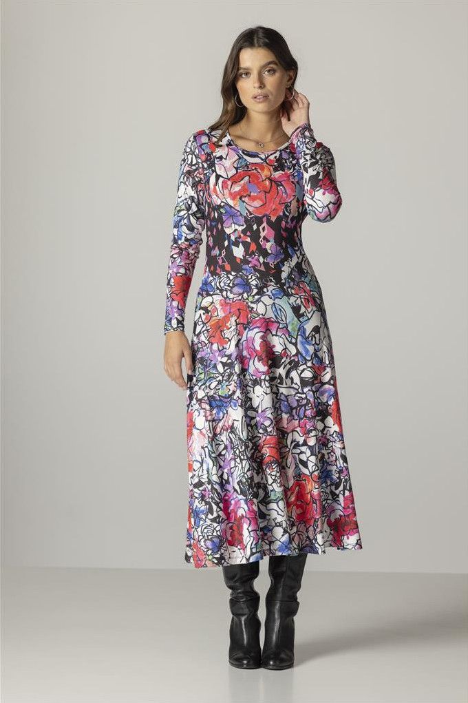 Maloka: Amour Roses Art Dress