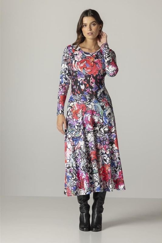 Maloka: Amour Roses Art Dress