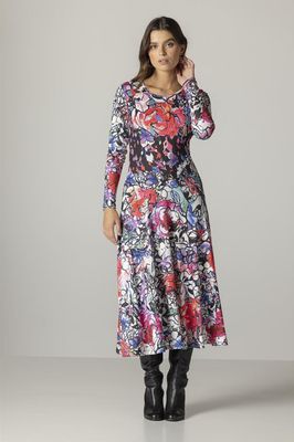 Maloka: Amour Roses Art Dress