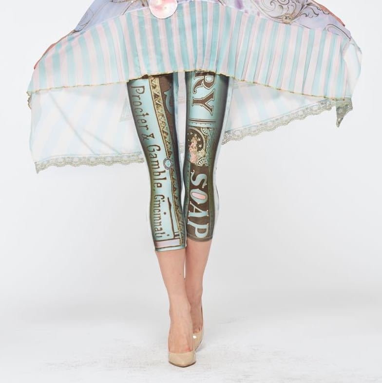 IPNG: Soap Box Cropped Sea Breeze Illusion Leggings SOLD OUT