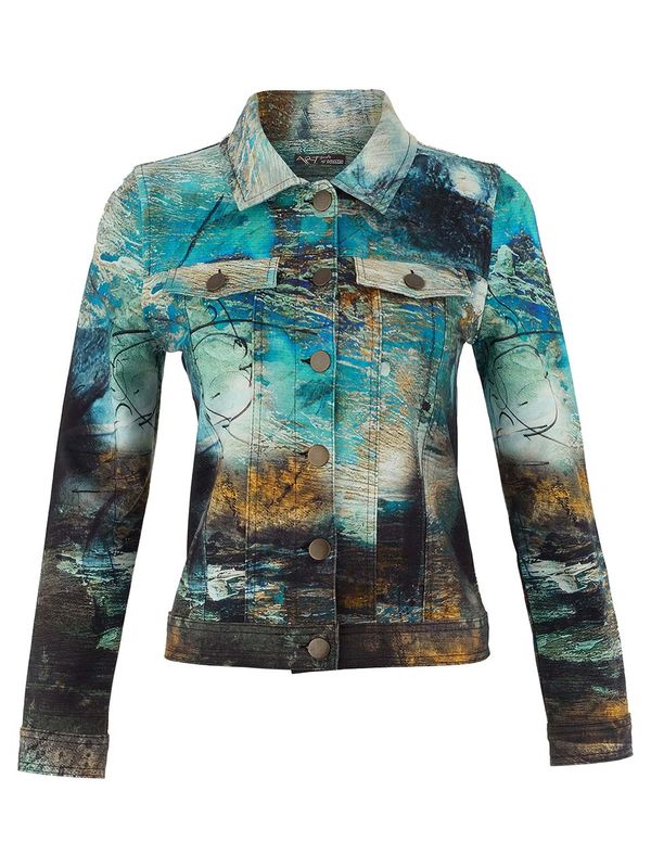 Dolcezza By Wild Curves: Life's Too Short Soft Denim Art Jacket