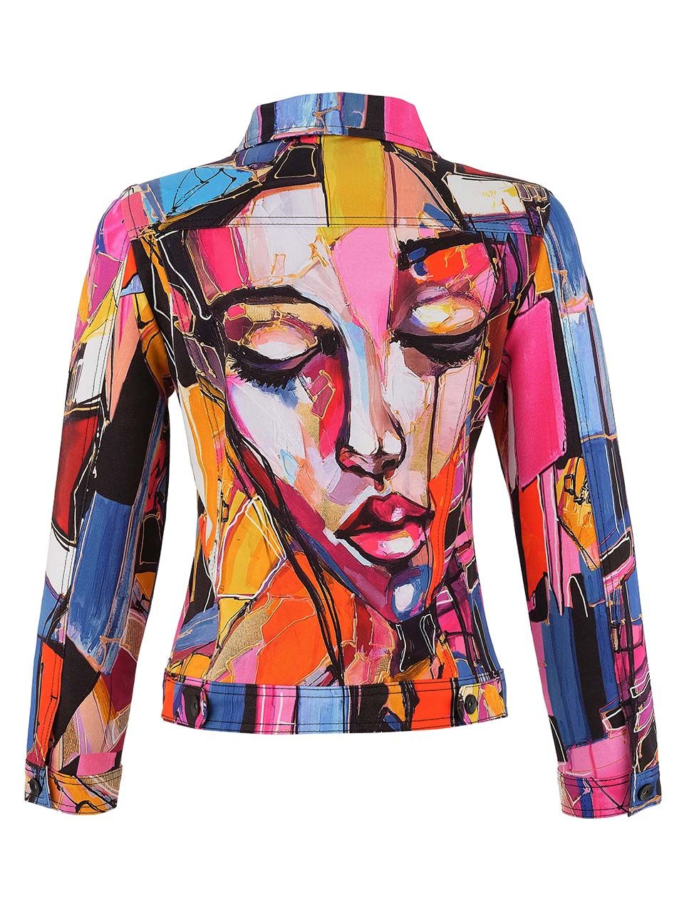 Dolcezza By Wild Curves: Baisti Face Soft Denim Art Jacket