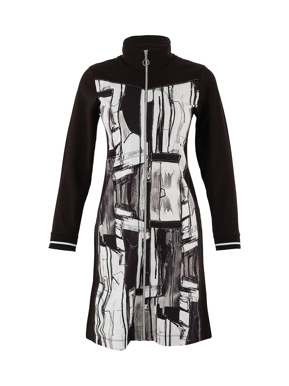 Dolcezza By Wild Curves: Baisti Art Zip Dress