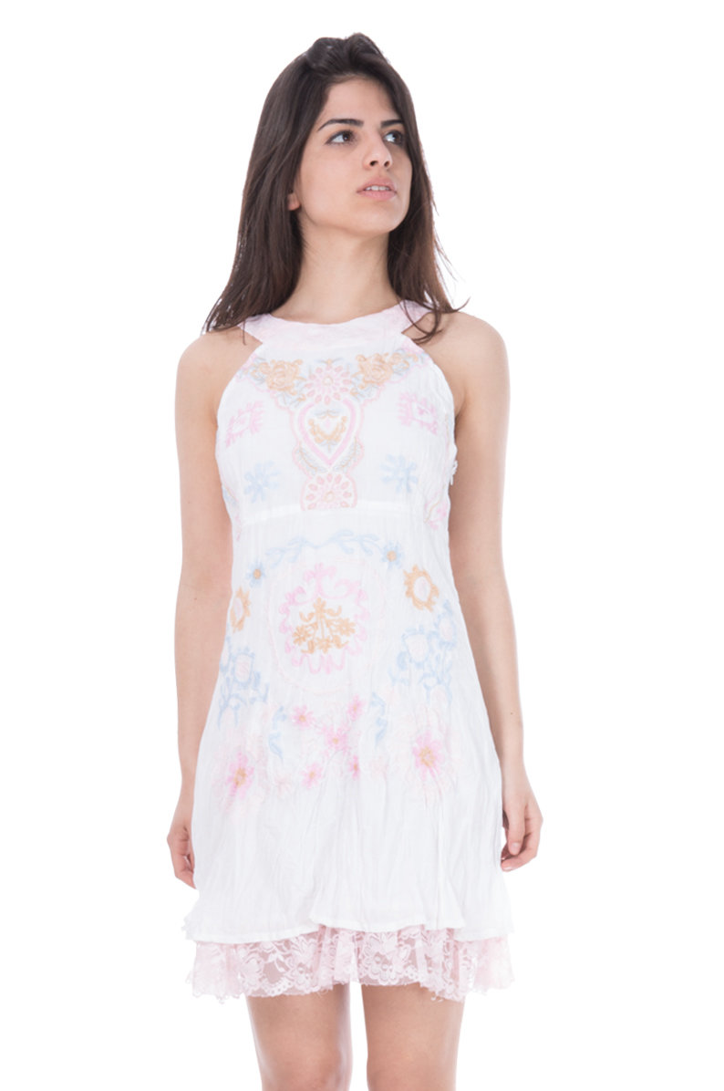 Savage Culture: Crinkled Cotton Sleeveless Nightingale Dress Lissa (More Colors!)