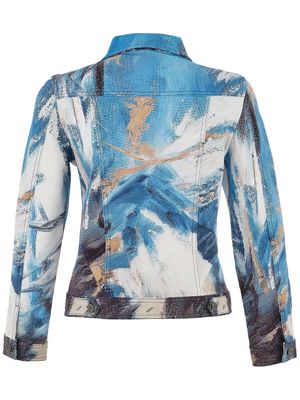 Dolcezza By Wild Curves: The Storm Soft Denim Art Jacket (75677)