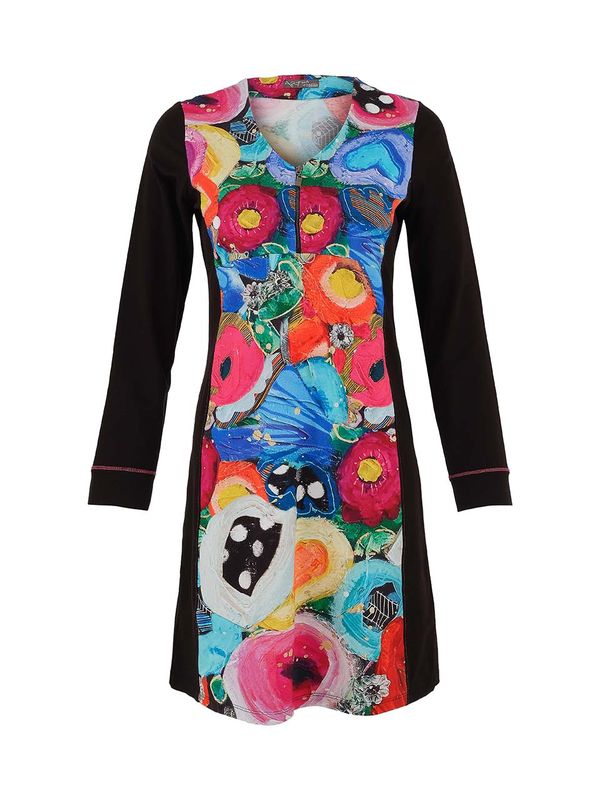 Dolcezza By Wild Curves: I Believe In Angels Art Dress Front