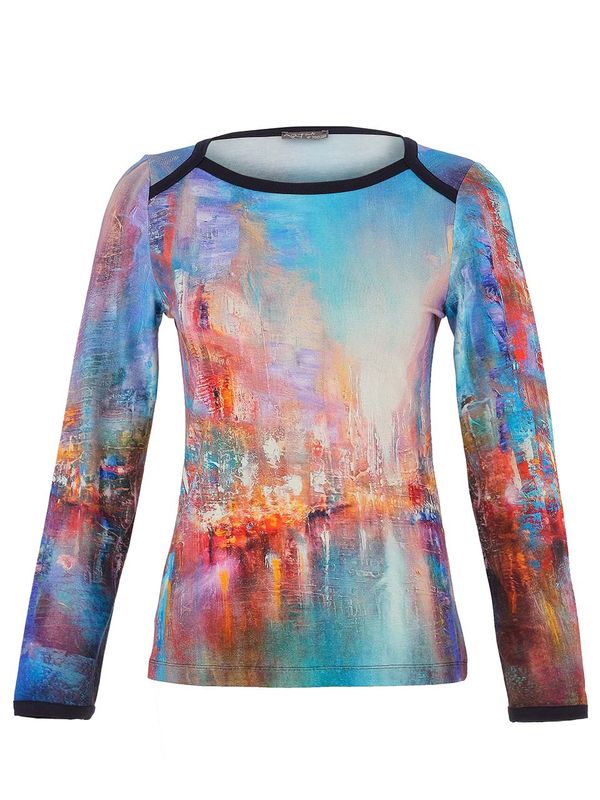 Dolcezza By Wild Curves: The Blue City Art Top Front