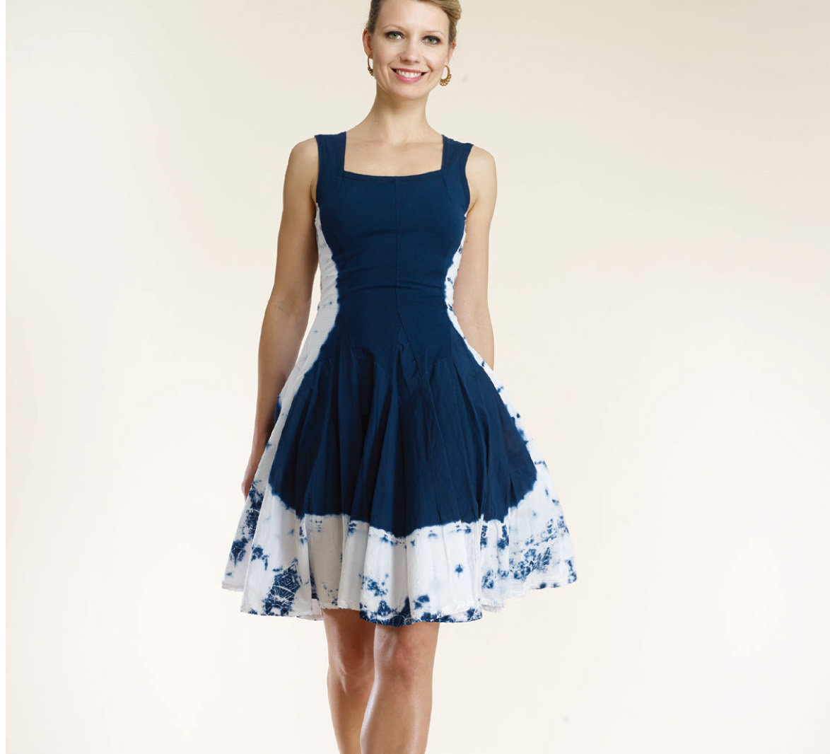 Luna Luz: Hourglass Tie Dye Cotton Sundress SOLD OUT