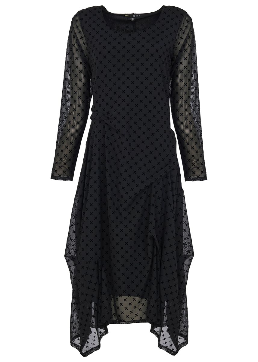 Kozan By Wild Curves: Monopoly Dress In Edge Front