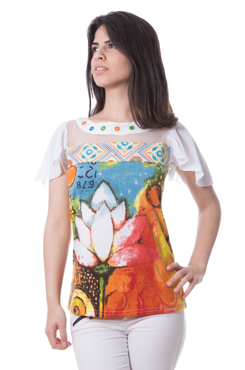 Savage Culture: Brushed Pink Lotus Capped Cutout Sleeve Tunic Silvia (1 Left!)