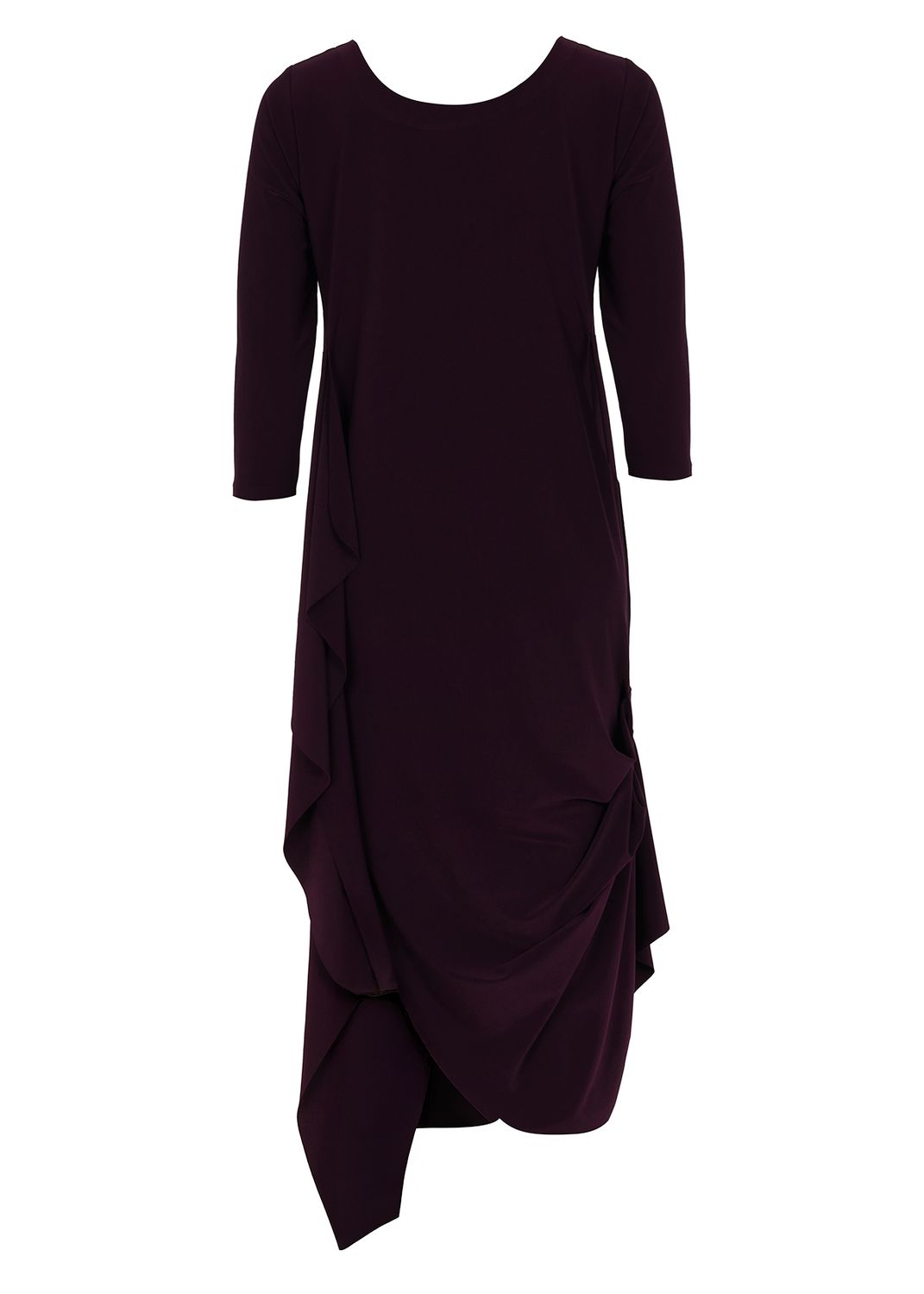 Tiara Dress In Plum Front