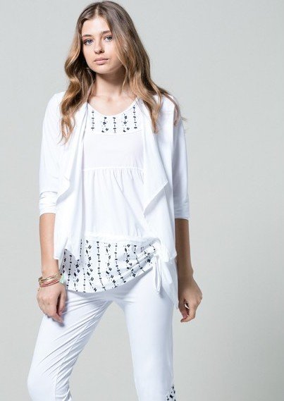 Maloka: Asymmetrical Pull-Tie Hem Tunic SOLD OUT