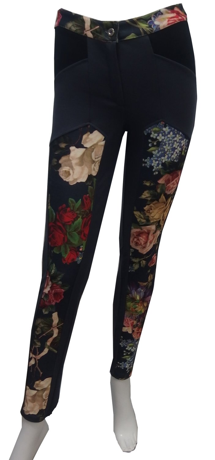 Maloka: Velvet Bouquet Printed Pant (2 Left!)