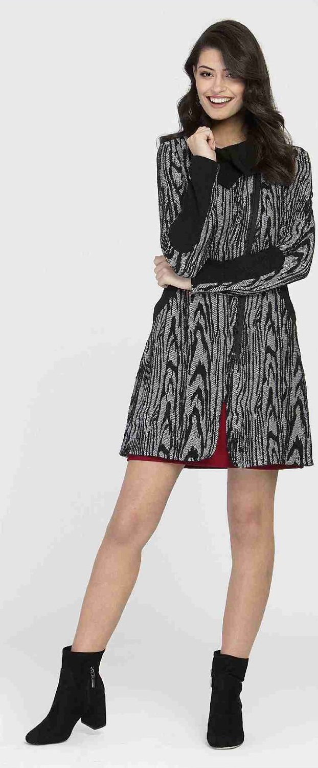 Maloka: Prim &amp; Pretty Patched Jacquard Coat SOLD OUT