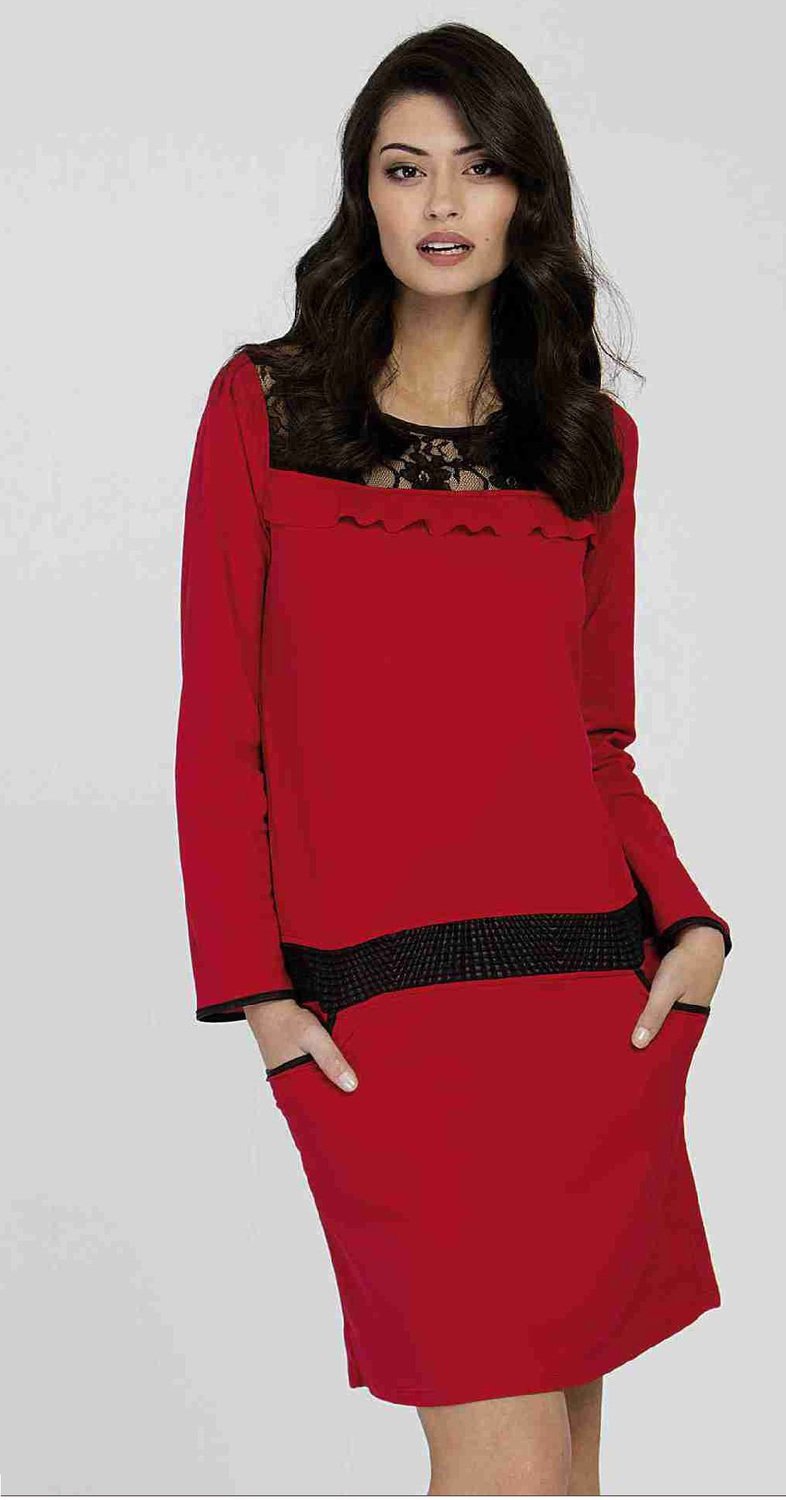 Maloka: Color Block Drop Waist Pocket Dress SOLD OUT