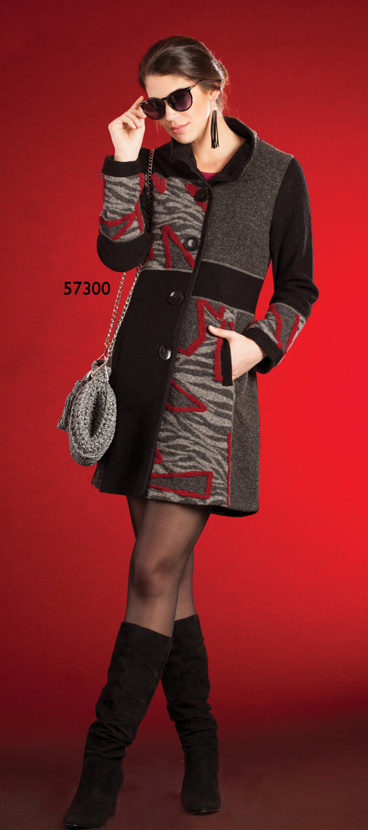 Dolcezza: Red Velvet Cupcake Fit &amp; Flare Coat SOLD OUT