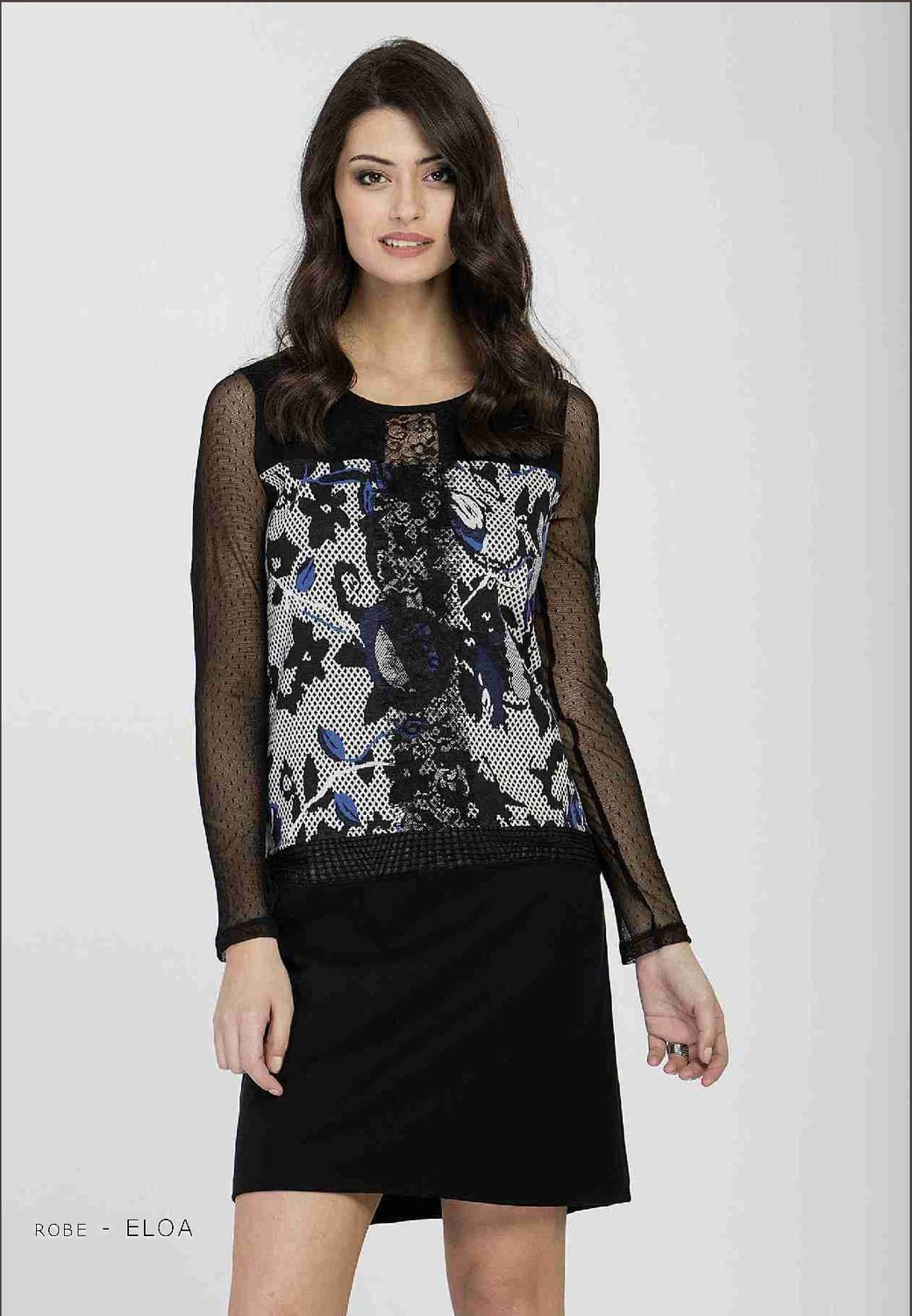 Maloka: Jacquard Flower Bodice Dress SOLD OUT