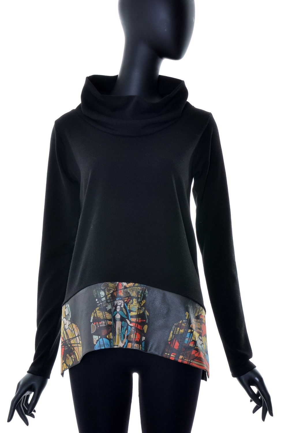 Volt Design: Lights Of Notre Dame Asymmetrical Art Tunic SOLD OUT